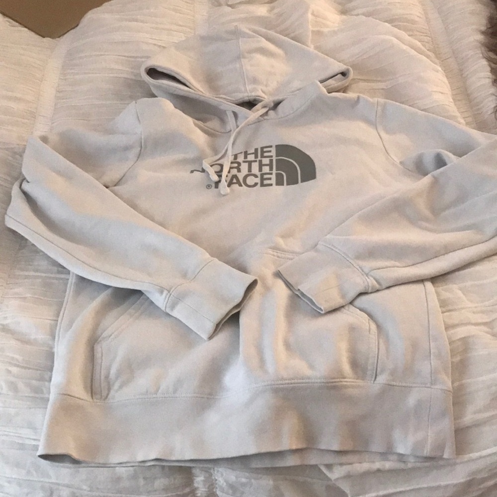 Womens north face sweatshirt white